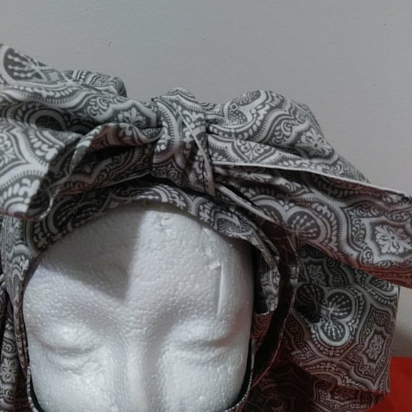 🔥Sale🔥 African Bonnet and Matching Face Mask Combo - Picture 3 of 7